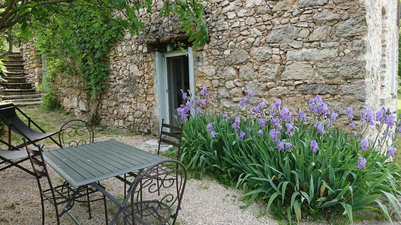 Gite En Cevennes Du Sud, Bergerie Restauree Au Rez De Jardin D'Une Bastide Avec Piscine, Vue Exceptionnelle, Authenticite Et Confort Saint-Laurent-le-Minier Eksteriør bilde