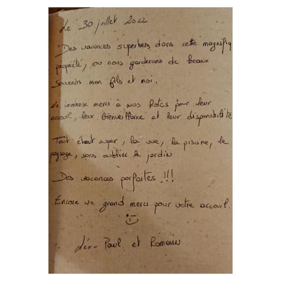Gite En Cevennes Du Sud, Bergerie Restauree Au Rez De Jardin D'Une Bastide Avec Piscine, Vue Exceptionnelle, Authenticite Et Confort Saint-Laurent-le-Minier Eksteriør bilde